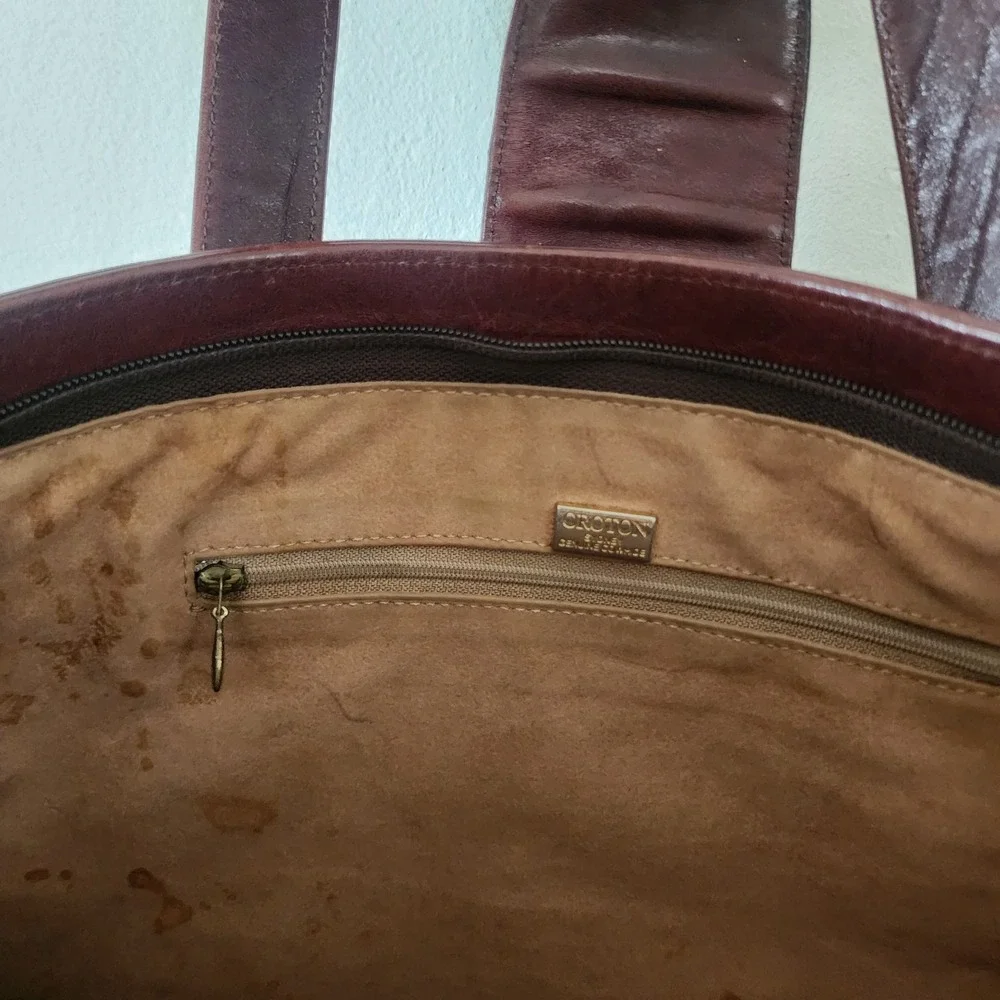 Oroton Brown Leather Purse Shoulder Bag
